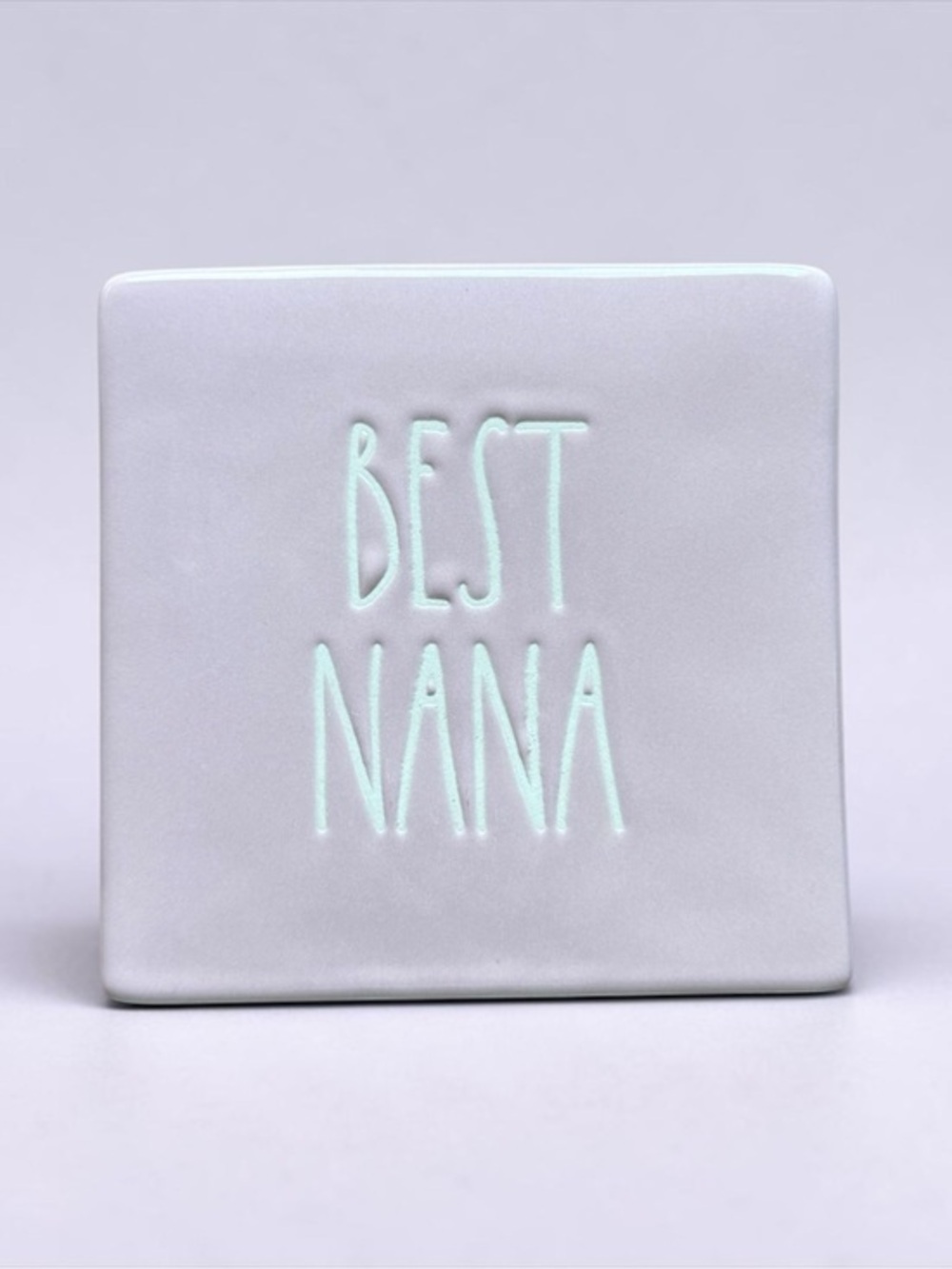 🫶🏻 Rae Dunn Best Nana Desktop Ceramic Block